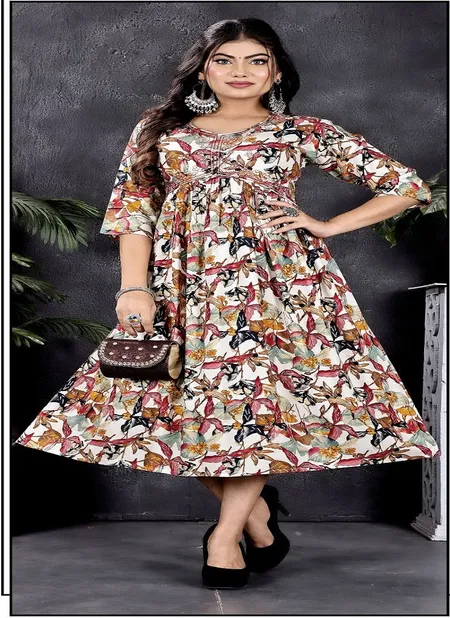 Alia Series 3 A Premium Rayon Printed Long Kurti Catalog Catalog